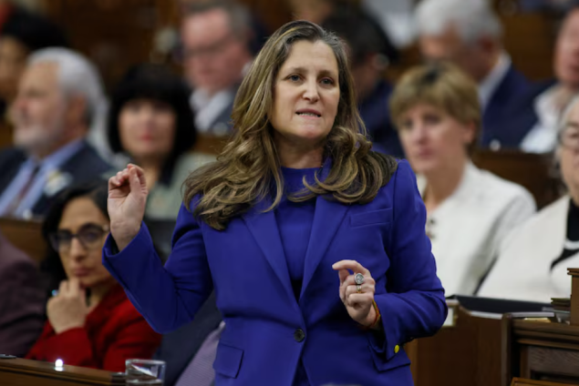Kanadska ministrica finansija Chrystia Freeland podnijela je ostavku