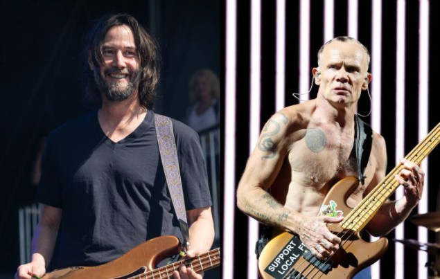 Keanu Reeves ispričao o improviziranoj lekciji basa koju je dobio od Flea