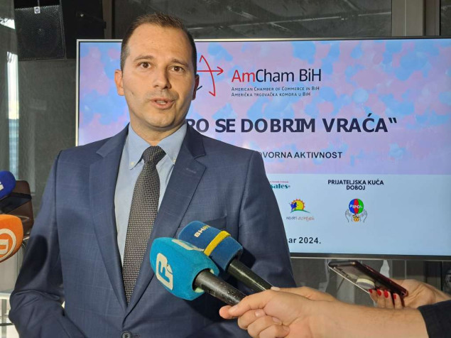 Američka trgovačka komora BiH predstavila u Banjoj Luci inicijativu za donacije najugroženijima