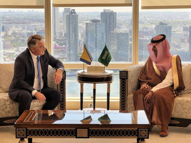 Komšić i Al-Khateeb: Unaprijediti saradnju između BiH i Saudijske Arabije u oblasti turizma