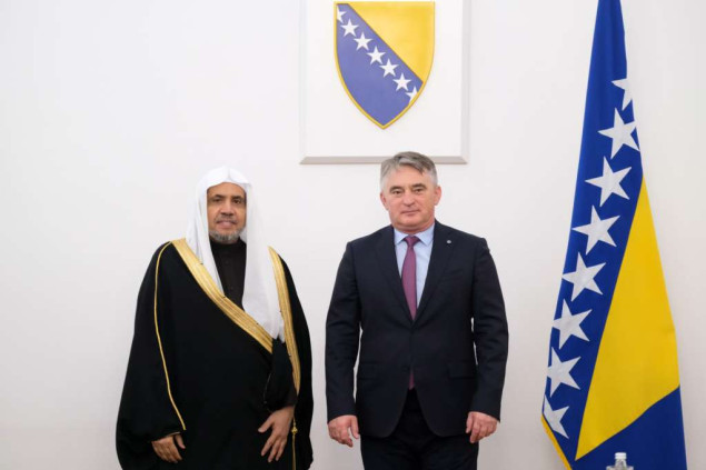 Komšić primio generalnog sekretara Lige muslimanskog svijeta Mohammeda Abdula Al-Issu