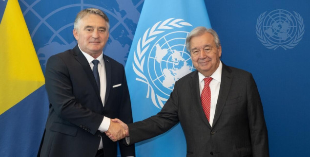 Komšić i Guterres u New Yorku: UN nastavlja podršku BiH, implementirati Rezoluciju o Srebrenici