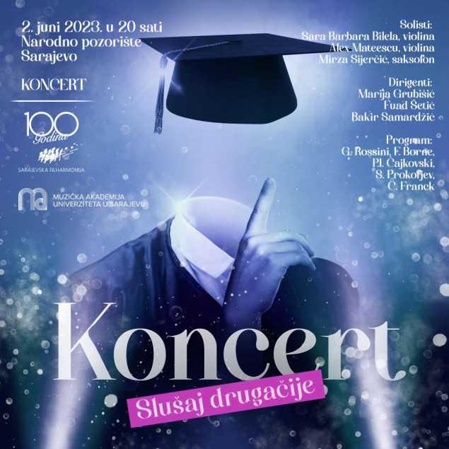 Zajednički koncert studenata Muzičke akademije UNSA i Sarajevske filharmonije