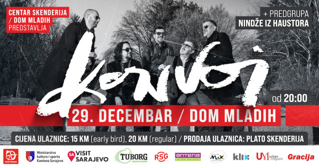 Koncert benda "Konvoj" u sarajevskom Domu mladih