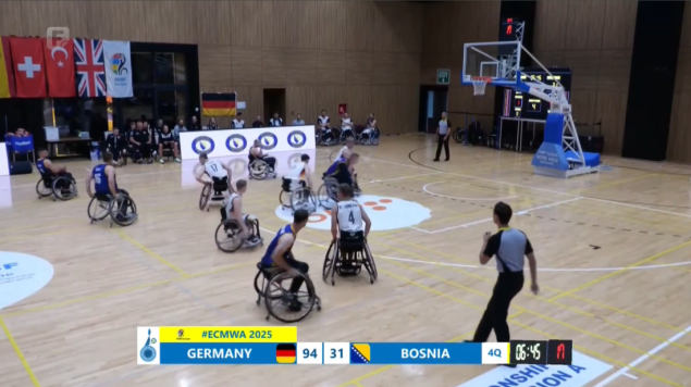 EP za košarkaše u kolicima: BiH poražena i od Njemačke
