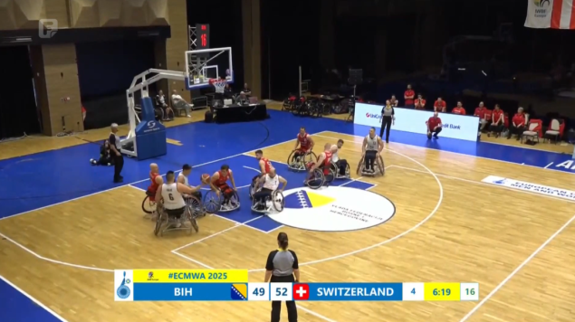 Košarka u kolicima: Nakon poraza od Švicarske, BiH ispala iz A divizije