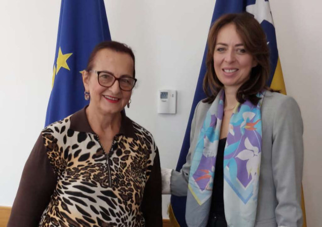 Ministrica Bošnjak s predsjednicom Donorske mreže BiH o značaju promidžbe donorstva u BiH