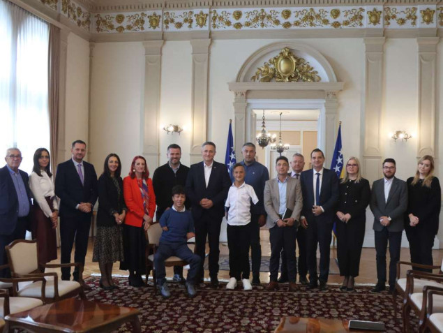 Bećirović s Barlovom i Zulfićem: Vi ste naši šampioni i sportski heroji