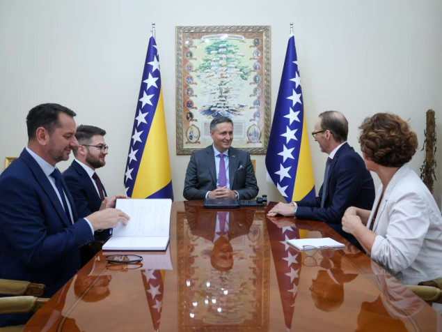 Bećirović i ambasador Diwald razgovarali o jačanju bilateralnih odnosa BiH i Austrije