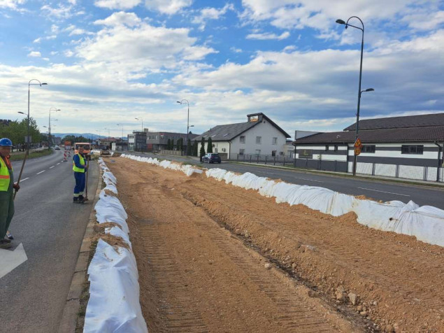Počeli radovi i na drugoj dionici izgradnje tramvajske pruge do Hrasnice