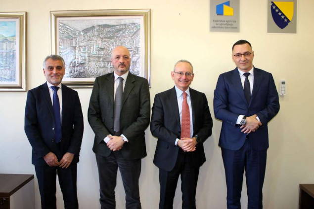 Italijanski ambasador u posjeti Federalnoj agenciji za upravljanje oduzetom imovinom