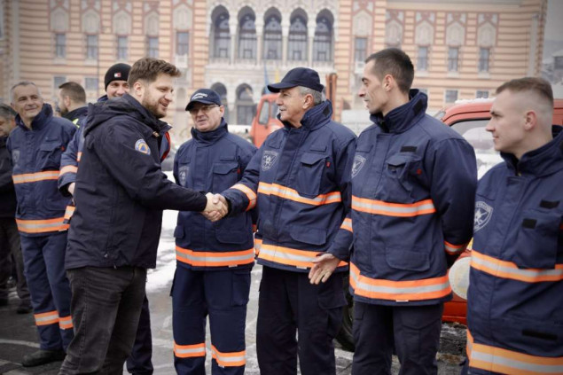 Općina Stari Grad Sarajevo - Načelnik Čengić zahvalio pripadnicima Civilne zaštite