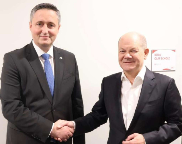 Predsjedavajući Predsjedništva BiH Denis Bećirović u zvaničnoj posjeti SR Njemačkoj