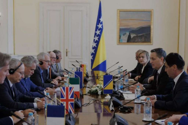 Sastanak Bećirovića s predstavnicima međunarodne zajednice ovog petka u Sarajevu  