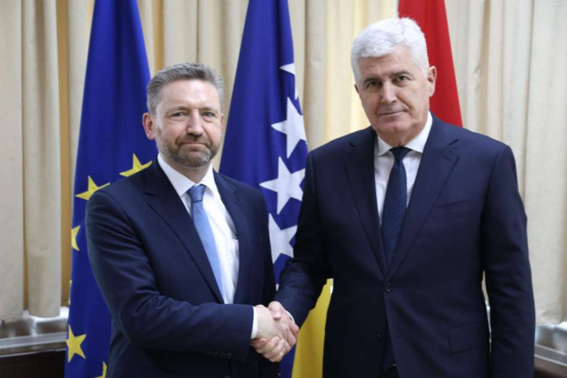 Čović s ambasadorom Irske: Unaprjeđenje saradnje BiH i Irske uz fokus na EU integracije