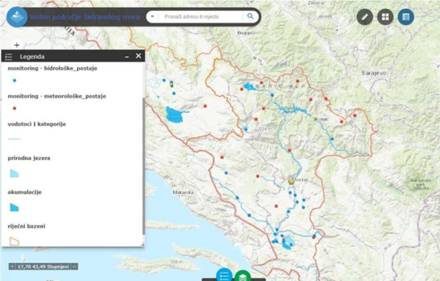 Na vodnom području Jadranskog mora očekuje se porast vodostaja