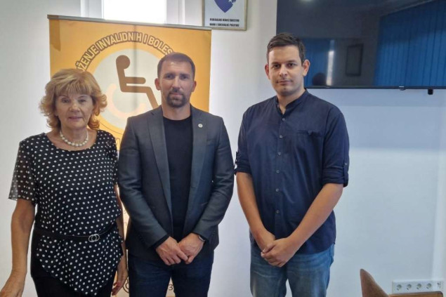 Delić u Udruženju osoba s invaliditetom 'Ruka podrške', fokus na unapređenju uvjeta života