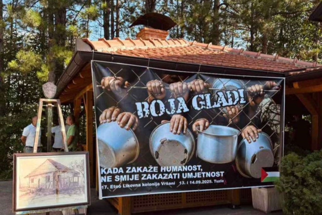 'Boja gladi' - Etno likovna kolonija 'Vršani', podrška narodu Palestine