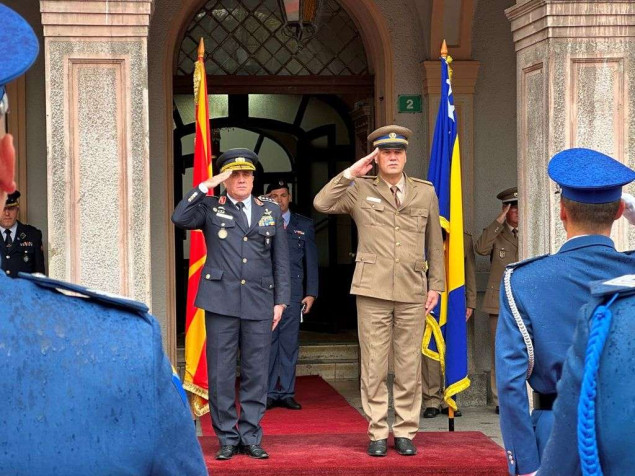 General Mašović i načelnik Generalštaba Armije Republike Sjeverne Makedonije razgovarali o saradnji