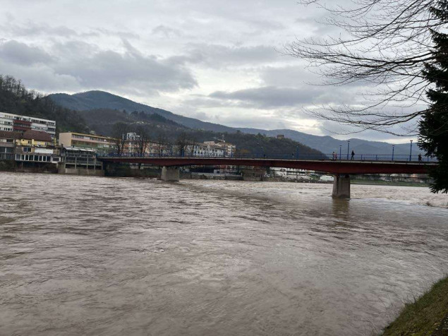 Vodostaj Drine u Goraždu u blagom opadanju