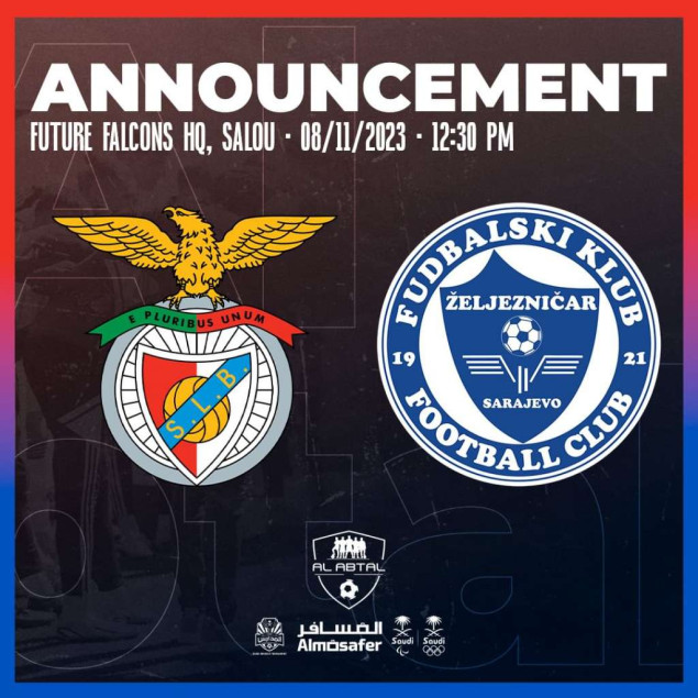 Juniori Željezničara danas protiv Benfice na turniru Al Abtal