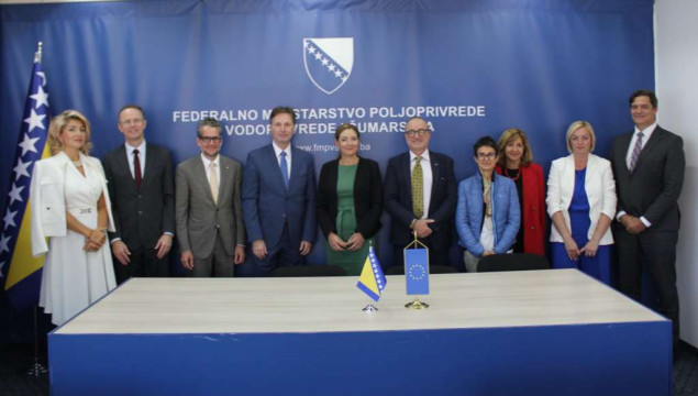 Hrnjić razgovarao s međunarodnim partnerima o projektima iz oblasti voda