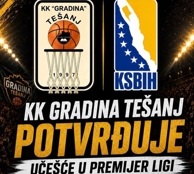 Tešanjska Gradina potvrdila premijerni nastup naredne sezone u elitnom razredu bh. košarke
