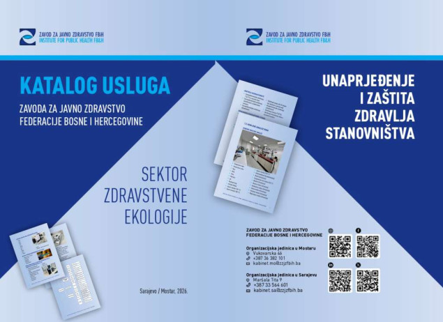 Predstavljen Katalog usluga Zavoda za javno zdravstvo FBiH 2026.