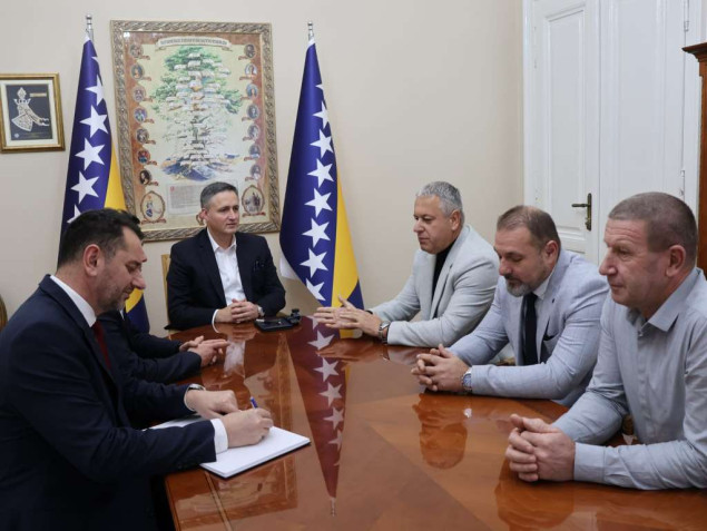 Bećirović razgovarao s delegacijom Saveza Udruženja logoraša Hercegovačko-neretvanskog kantona