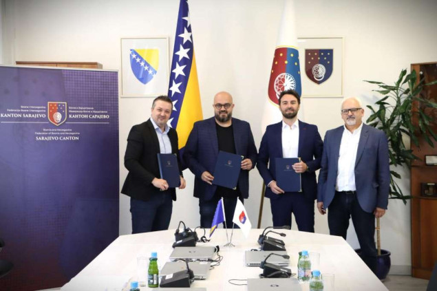 Potpisan Okvirni sporazum za projekt rehabilitacija dionice Skenderija - Vijećnica - Vječna vatra