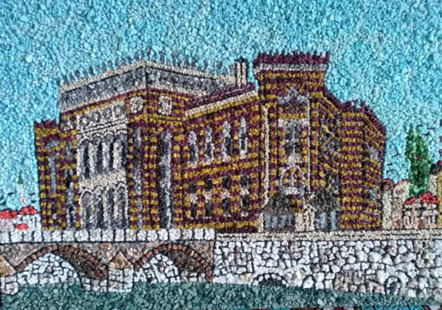 Hobi 'pretočen' u umjetnost – Umjetničke slike od kamenčića Irfana Rustempašića