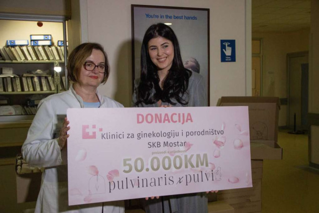 Najveća donacija u 30 godina: SKB Mostar dobio vrijedne proizvode za rodilje i novorođenčad
