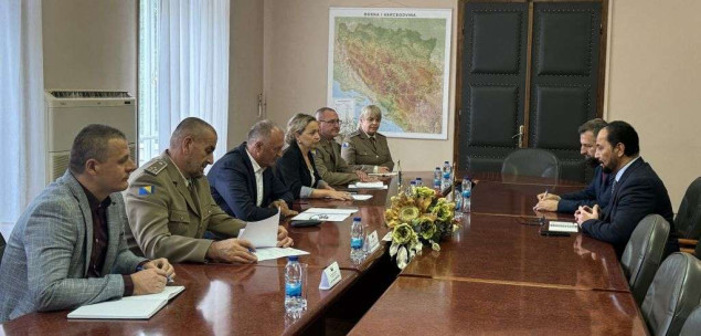 Helez u oproštajnu posjetu primio ambasadora Države Kuvajt Zahera Alkhurainia