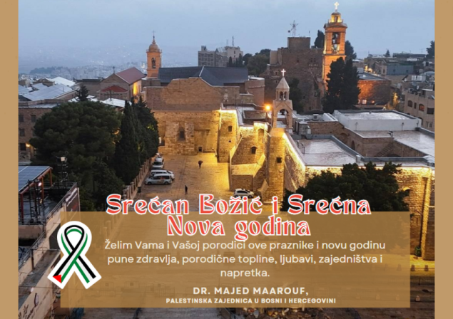 Palestinska zajednica u BiH čestitala pravoslavni Božić