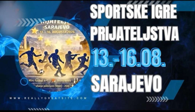 Sarajevo domaćin 'Sportskih igara prijateljstva'; stižu učesnici iz BiH i Evrope