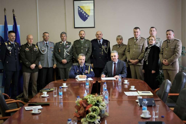Potpisan Plan saradnje MO i OSBiH s Asocijacijom vojno-diplomatskih predstavnika akreditiranih u BiH