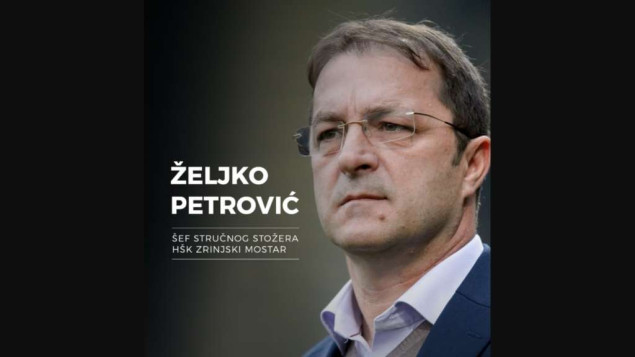 Željko Petrović novi trener Zrinjskog