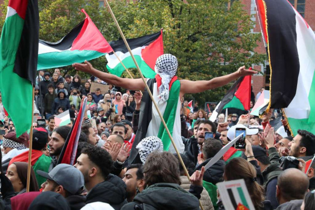 Protesti podrške Palestincima u Briselu