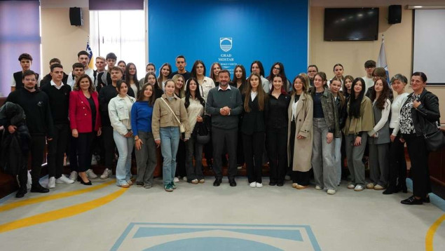 Gradonačelnik Kordić podržao projekte mostarskih srednjoškolaca