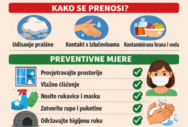 Zavod za javno zdravstvo KS: Hantavirus - Šta treba znati i kako se zaštititi