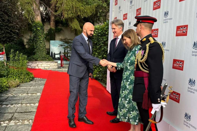 Isak na prijemu povodom rođendana kralja Charlsa III