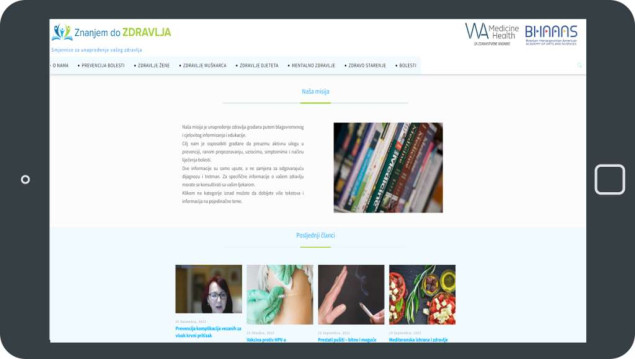 BH naučnici i ljekari kroz online platformu donose savjete i edukativne sadržaje posvećene zdravlju