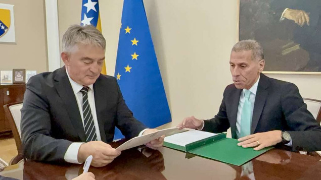 Komšić primio  ambasadora Arapske Republike Egipat Walida Ahmeda Abdelfattaha