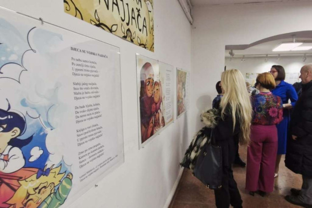 Otvorena izložba 'Djeca su vojska najjača – Velimir Milošević za malu raju'