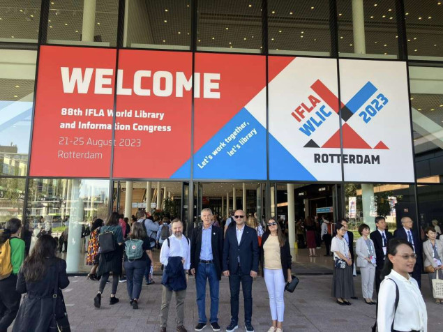 Ovčina na svjetskom bibliotečkom i informacijskom kongresu u Rotterdamu