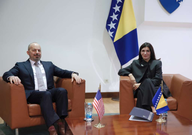 Ćudić razgovarala s otpravnikom poslova američke ambasade Johnom Ginkelom