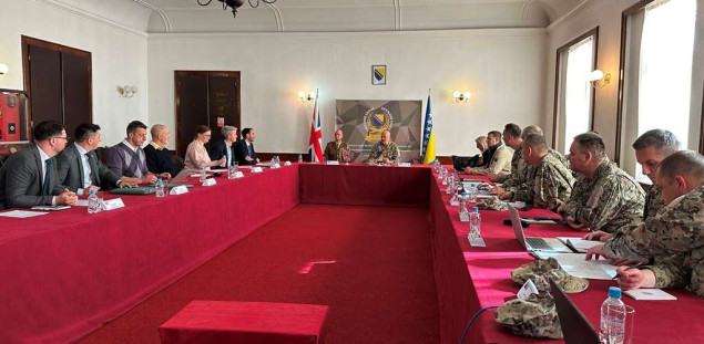 Sastanak o efekatima projektne podrške UK Ministarstvu odbrane i Oružanim snagama BiH