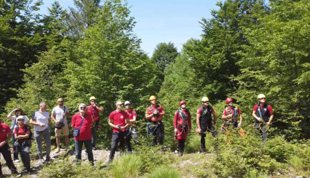 Na Skakavcu održana pokazna vježba spašavanja