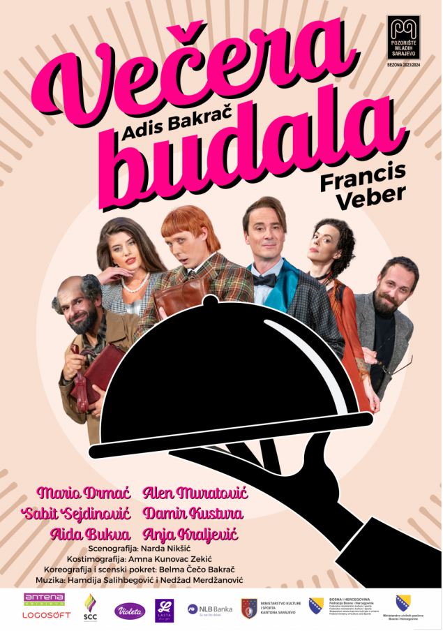 Premijera predstave 'Večera budala' 7. novembra u Pozorištu mladih Sarajevo