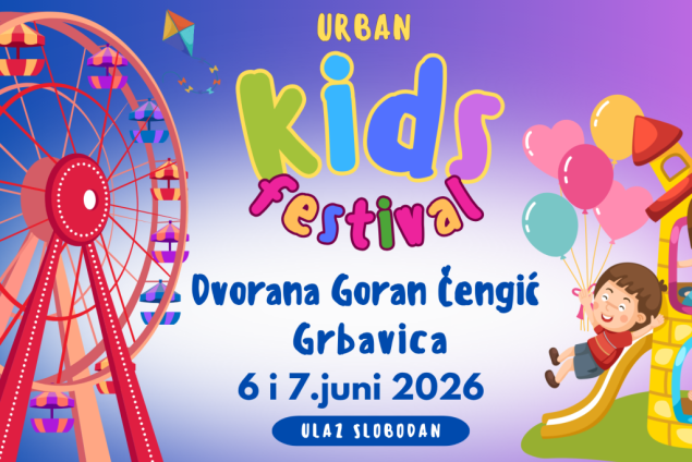 Urban Kids Festival BiH 2026 - Sarajevo ovog vikenda centar dječije radosti